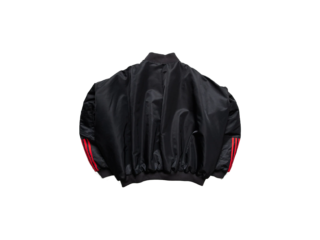 Adidas x Willy Chavarria Satin Bomber Jacket Black-Adidas-pikastore.cz