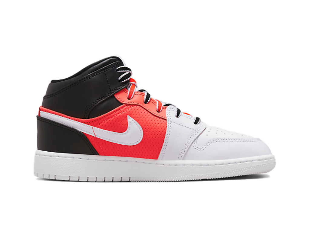 Air Jordan 1 Mid SE GS White Infrared-Air Jordan-pikastore.cz
