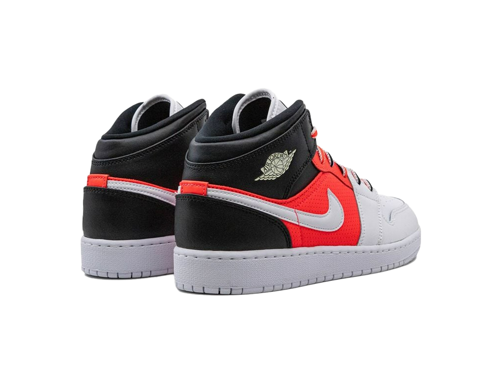 Air Jordan 1 Mid SE GS White Infrared-Air Jordan-pikastore.cz
