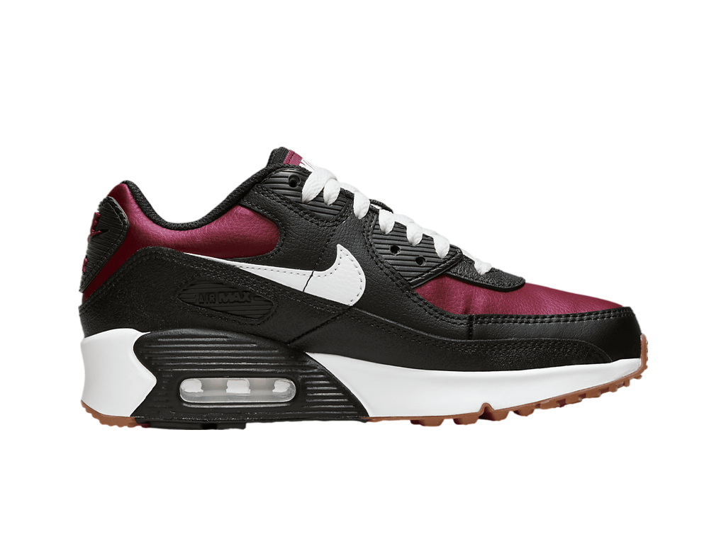Air Max 90 Leather GS Black Team Red-Nike-pikastore.cz