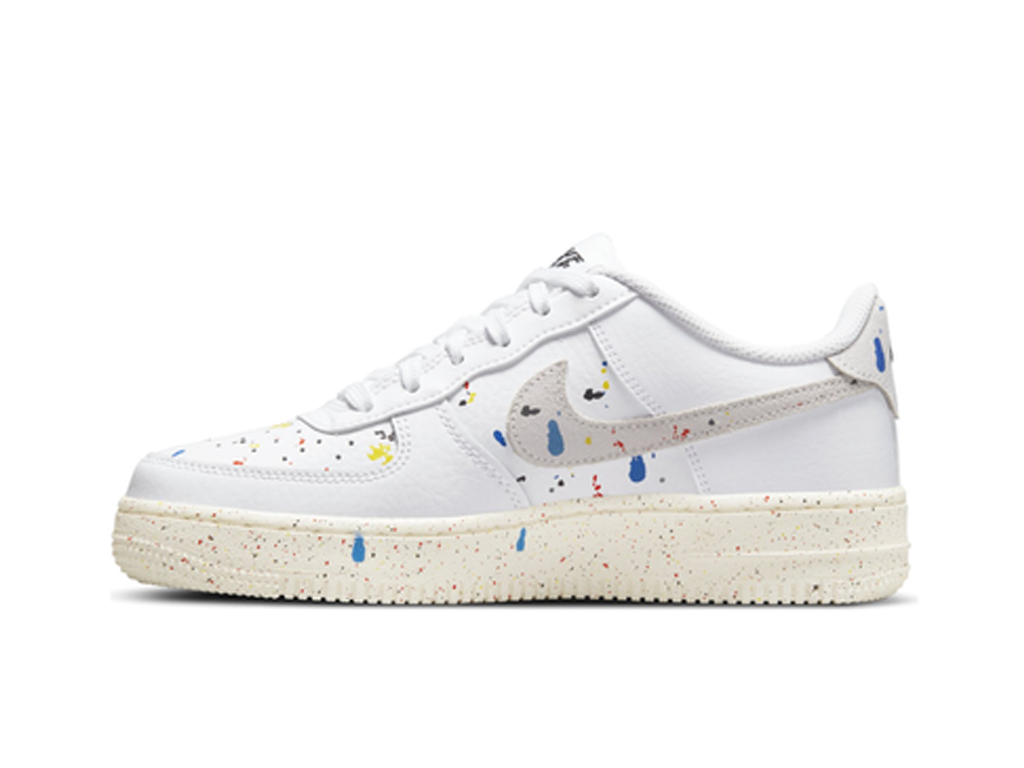 Air Force 1 LV8 3 GS Paint Splatter - White-Nike-pikastore.cz