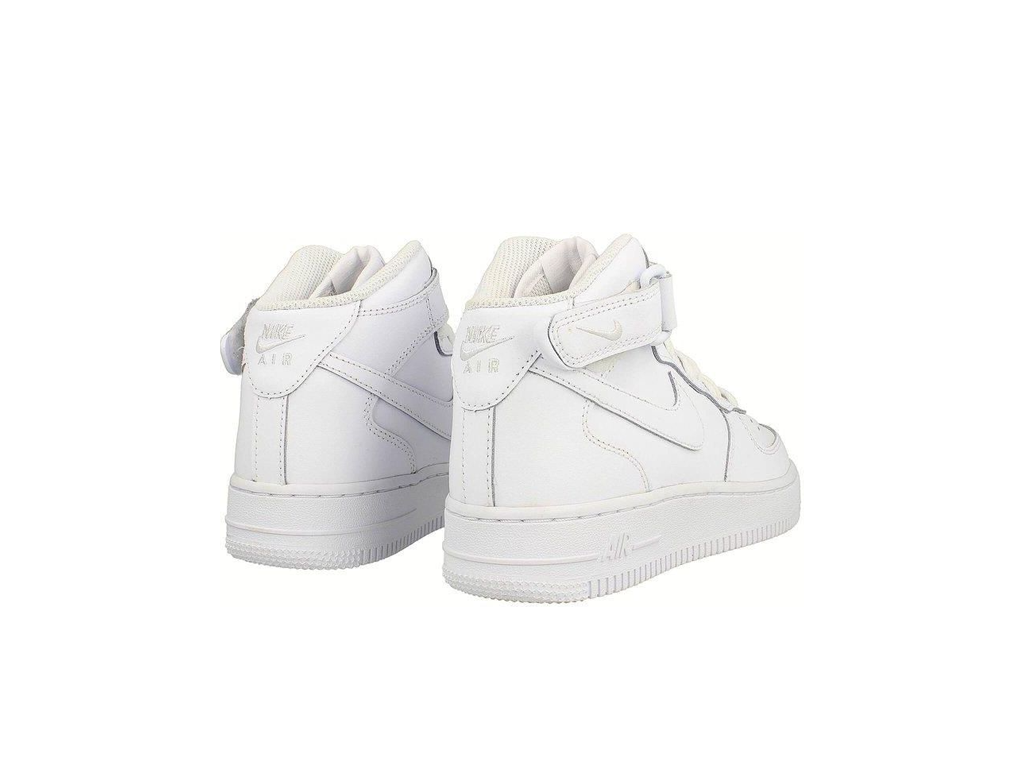 Nike Air Force 1 Mid LE GS Triple White-Nike-pikastore.cz