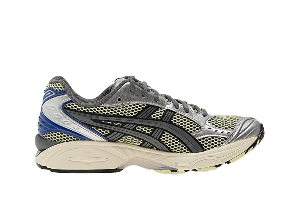 Asics Gel Kayano 14 Soft Yellow Silver Blue – маратонки – снимка 3 от 5