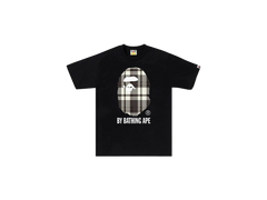 BAPE Check By Bathing Ape Tee Black