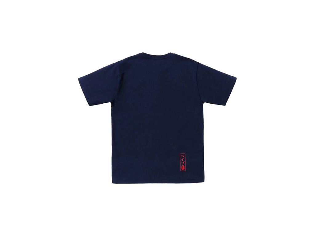BAPE Koinobori Carp Flags Ape Head Tee (SS22) Navy-BAPE-pikastore.cz