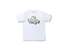 BAPE ABC Camo Milo on Bape Tee White Green-BAPE-pikastore.cz