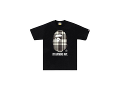 Bape Check By Bathing Ape Tee Black (szara krata)
