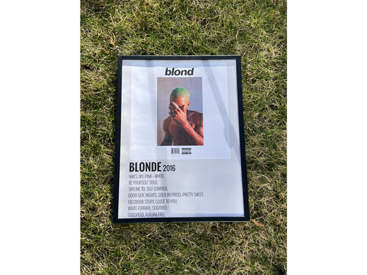 Blond, Frank Ocean - Ispis albuma A3