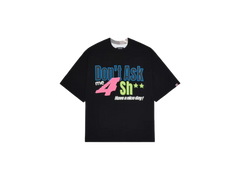 Broken Planet Don't Ask Me Split Camo T-Shirt Midnight Black