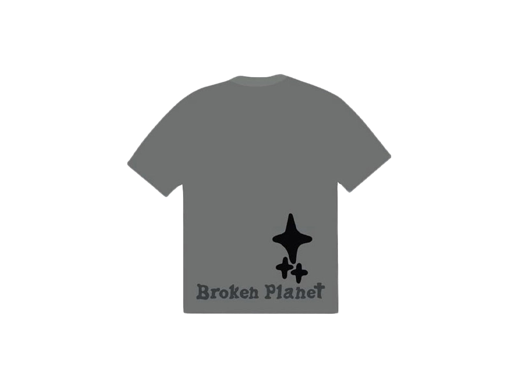 Broken Planet Out of the Shadows T-shirt Shadow Grey