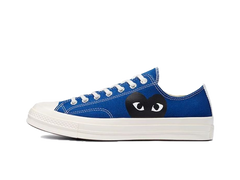 Converse Comme des Garcons PLAY x Chuck 70 Low Blue Quartz