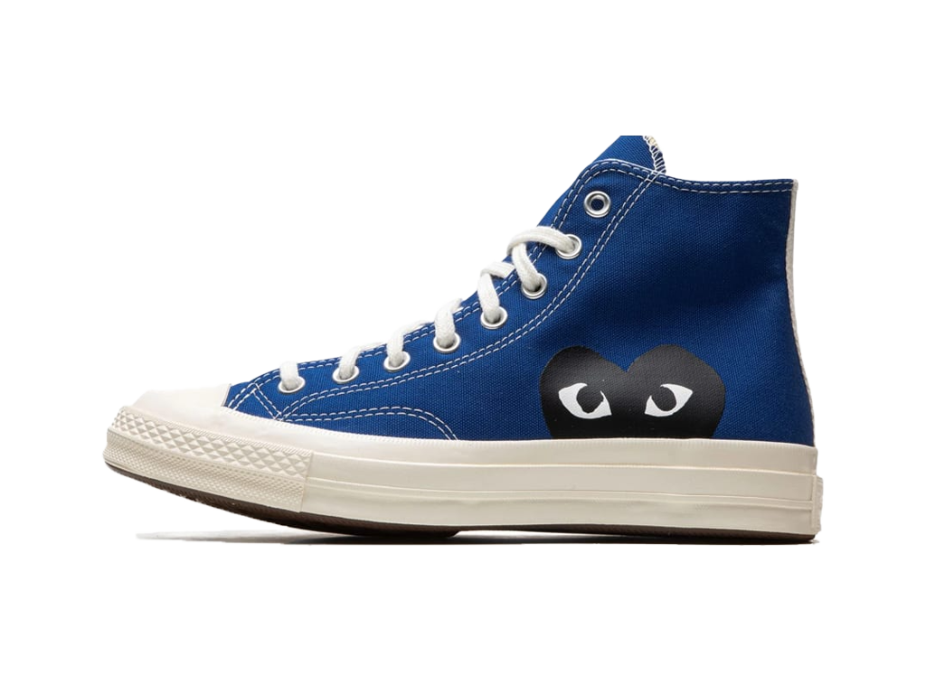 Converse Comme des Garcons PLAY x Chuck 70 High Blue Quartz-Converse-pikastore.cz