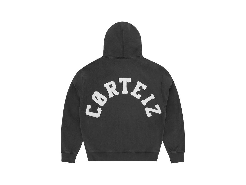 Corteiz Colly Arch Zip Hoodie Black-Corteiz-pikastore.cz