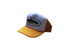 Corteiz Alcatraz Trucker Hat Yellow