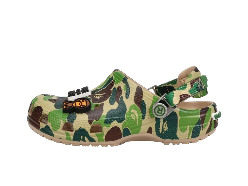Crocs Classic Clog A Bathing Ape ABC Camo Green (Kids)-Crocs-pikastore.cz
