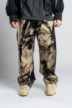 Custom Bleached Black Jeans
