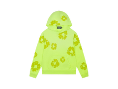 Denim Tears Mono Cotton Wreath Hoodie Neon Green
