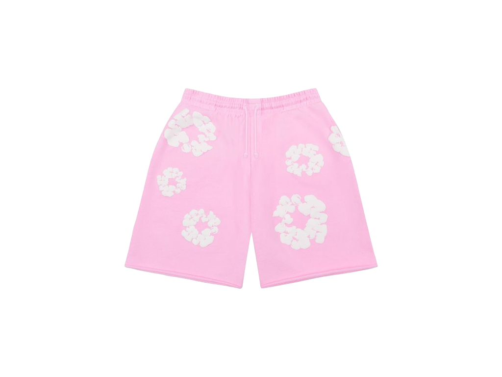 Denim Tears The Cotton Wreath Sweat Shorts Powder Pink-Denim Tears-pikastore.cz