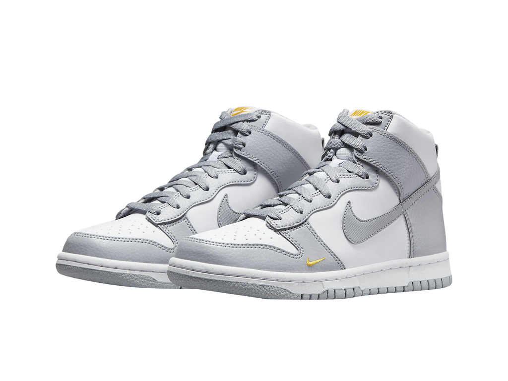 Nike Dunk High Next Nature GS Wolf Grey Marigold-Nike-pikastore.cz