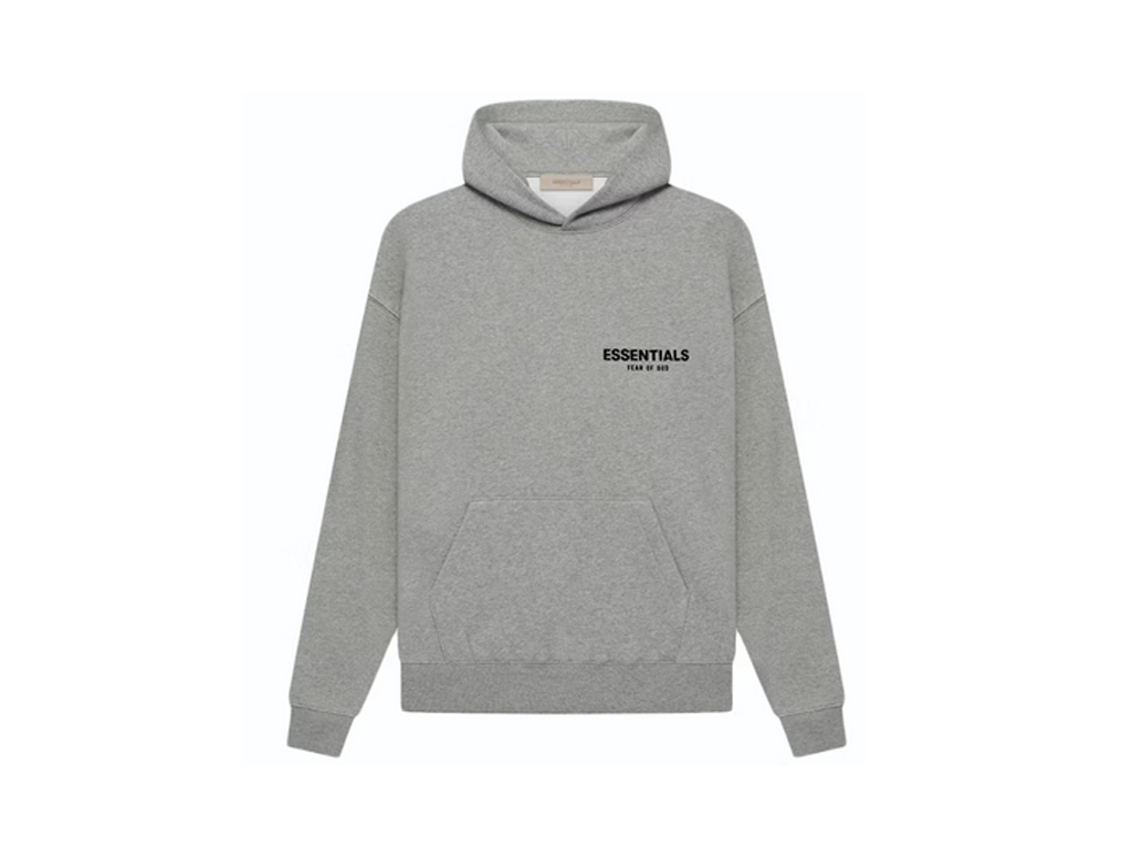 Fear of God Essentials S22 Hoodie Dark Oatmeal - PIKASTORE-Fear of God-pikastore.cz