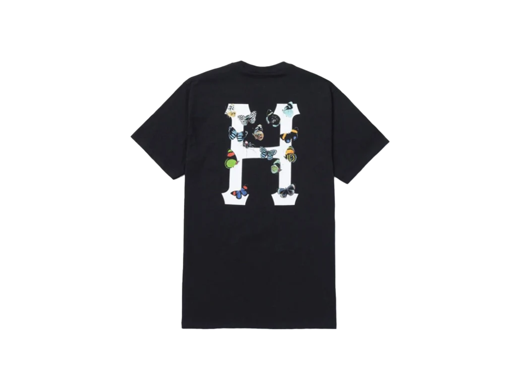 HUF Prey Classic H Tee Black-HUF-pikastore.cz