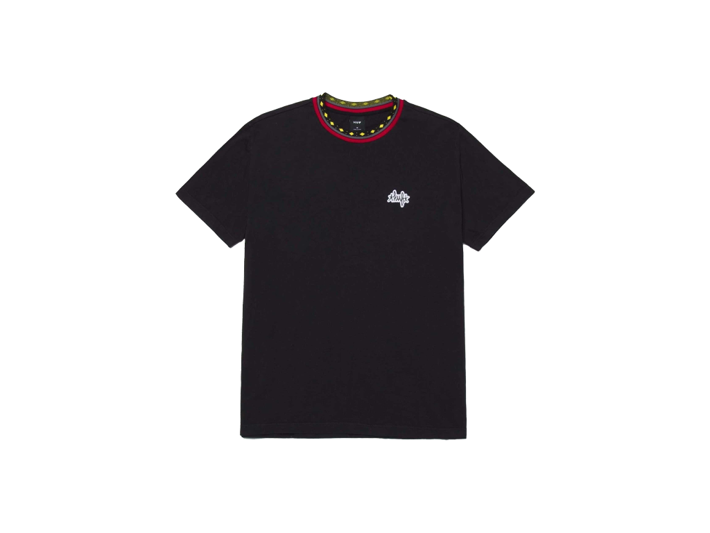 HUF Tobias Knit Top Tee Black-HUF-pikastore.cz