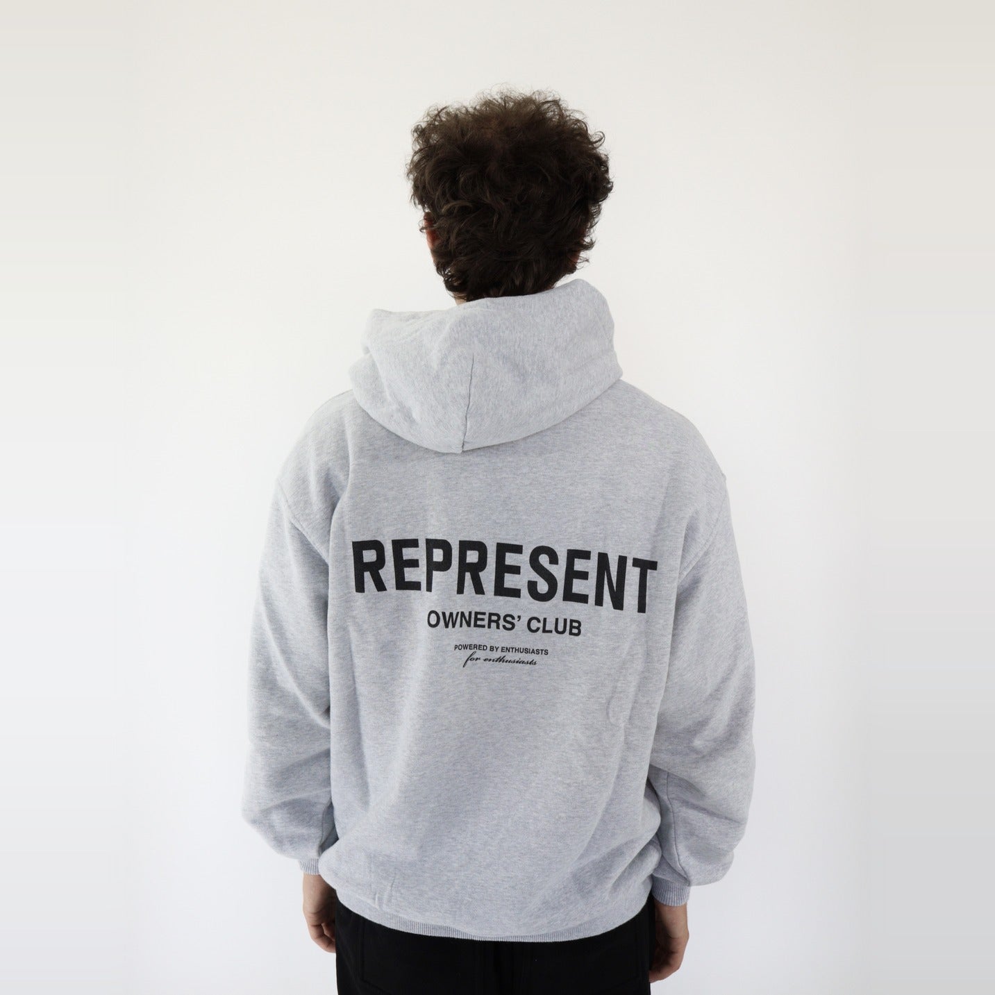 Represent Owners Club Hoodie Ash Grey-Clothing-Represent-pikastore.cz