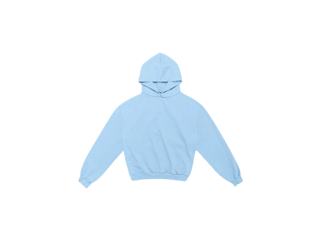 Kanye West & Drake Free Hoover Hoodie Light Blue-Kanye West-pikastore.cz
