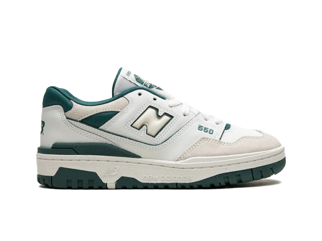 New Balance 550 Big Kid White Vintage Teal-New Balance-pikastore.cz