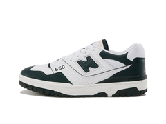 New Balance 550 White Dark Green