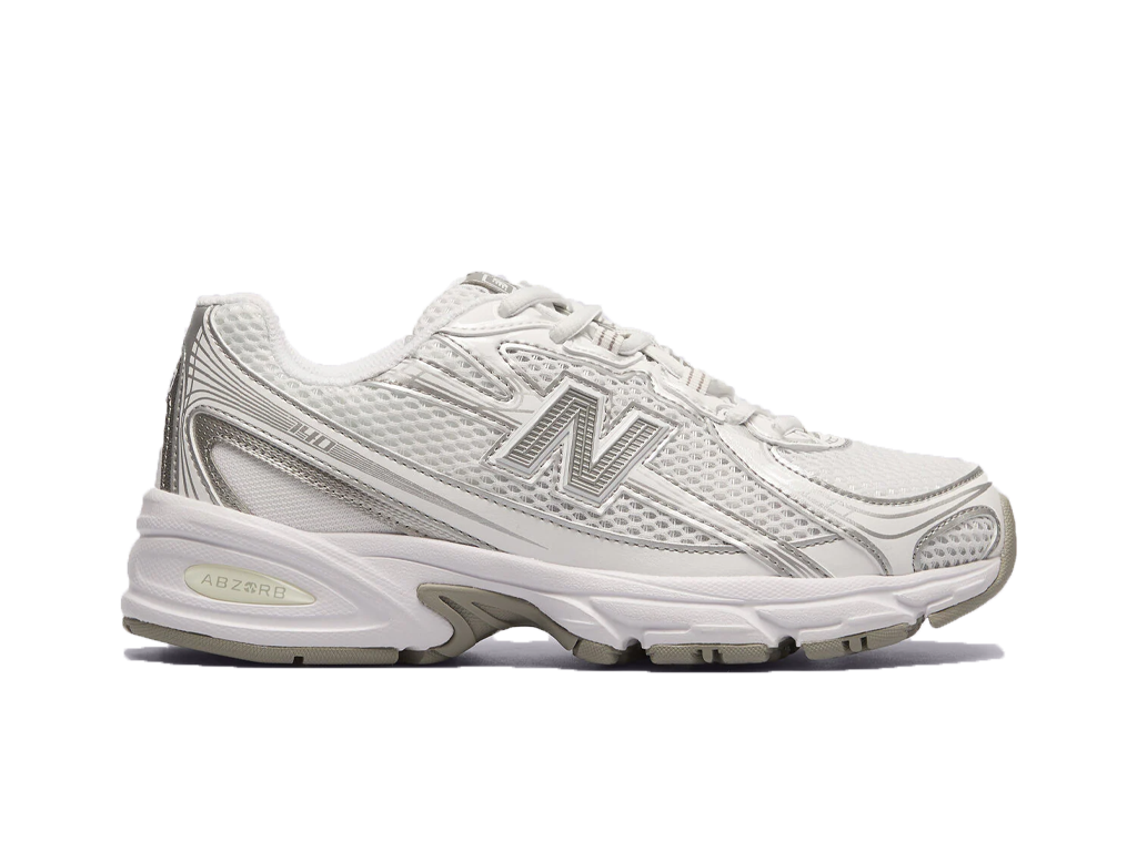 New Balance 740 Big Kid Wide White Silver Metallic-New Balance-pikastore.cz