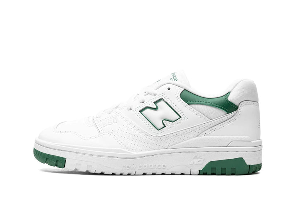 New Balance 550 White Classic Green