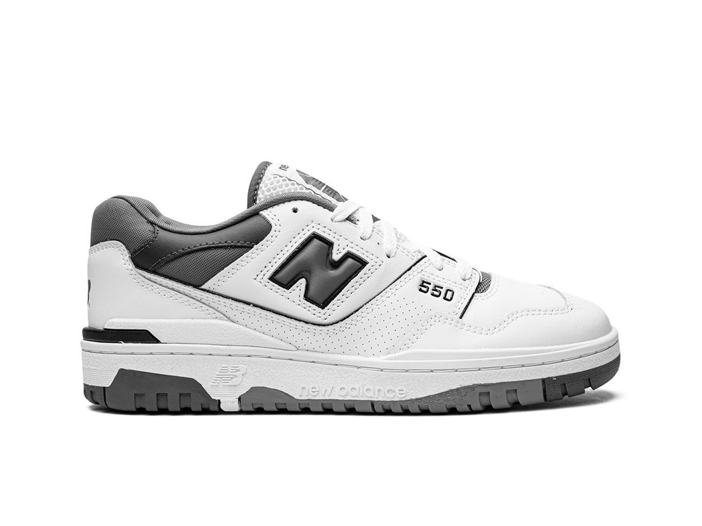 New Balance 550 White Grey Dark Grey