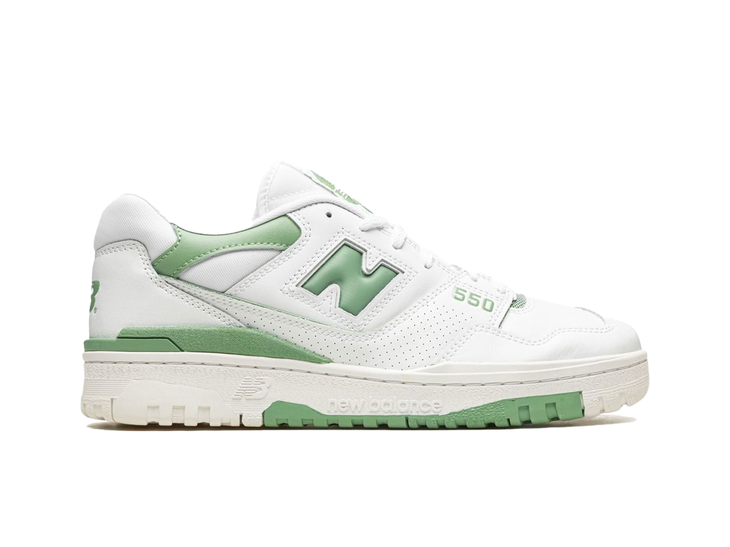 New Balance 550 White Mint Green-New Balance-pikastore.cz