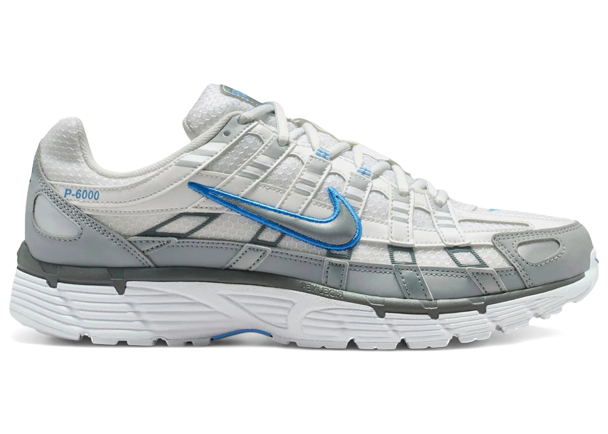 Nike P-6000 White Metallic Silver Blue – boty