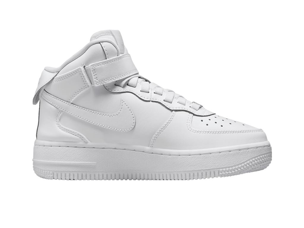 Nike Air Force 1 Mid EasyOn SE GS Triple White-Nike-pikastore.cz