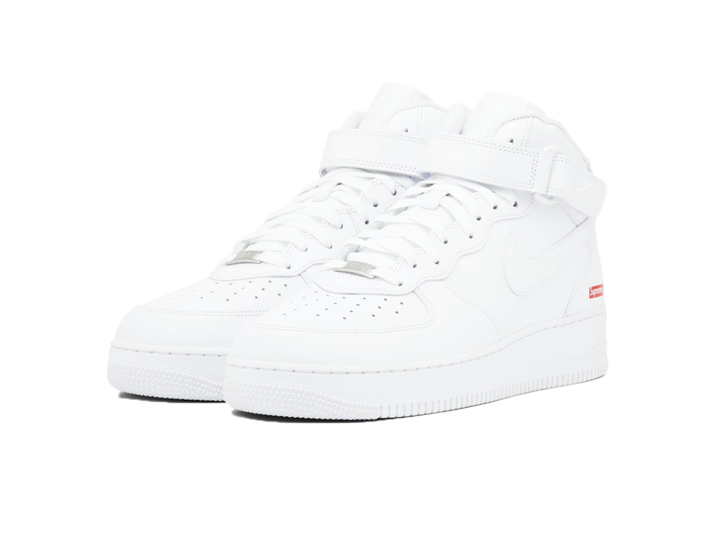 Nike Air Force 1 Mid Supreme White-Nike-pikastore.cz