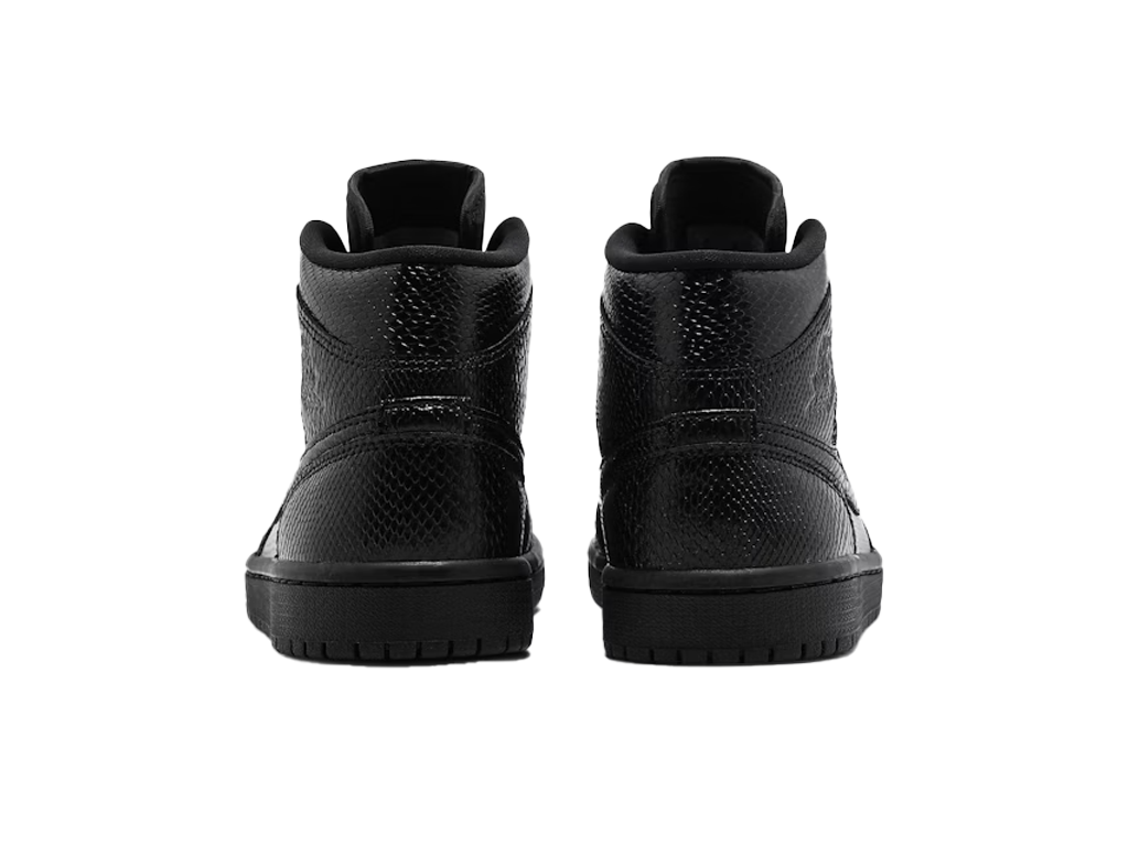 Nike Air Jordan 1 Mid Black Snakeskin-Air Jordan-pikastore.cz