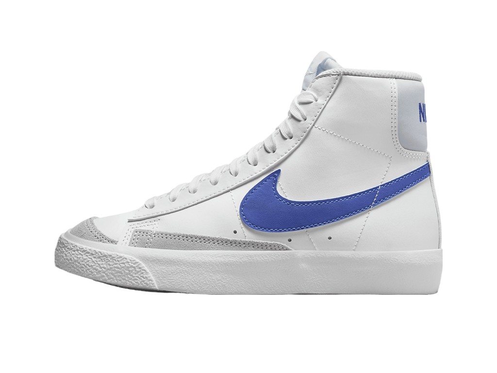 Nike Blazer Mid 77 GS Game Royal – tenisky, bílá