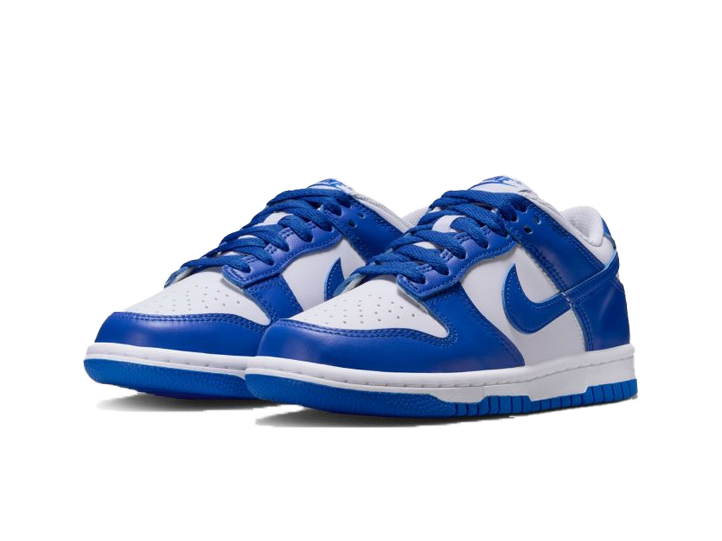 Nike Dunk Low White Hyper Royal (GS)-Nike-pikastore.cz