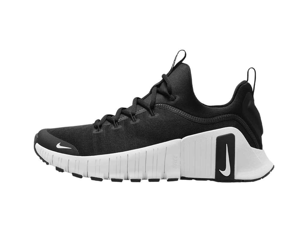 Nike Free Metcon 6 Black White – baskets, noir