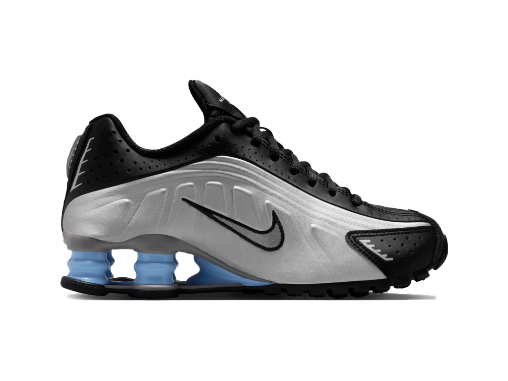 Nike Shox R4 GS Metallic Silver Psychic Blue – tenisky – fotka 3 z 5