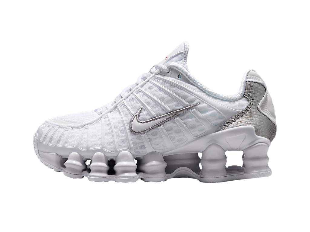Nike Shox TL GS White Metallic Silver Max Orange