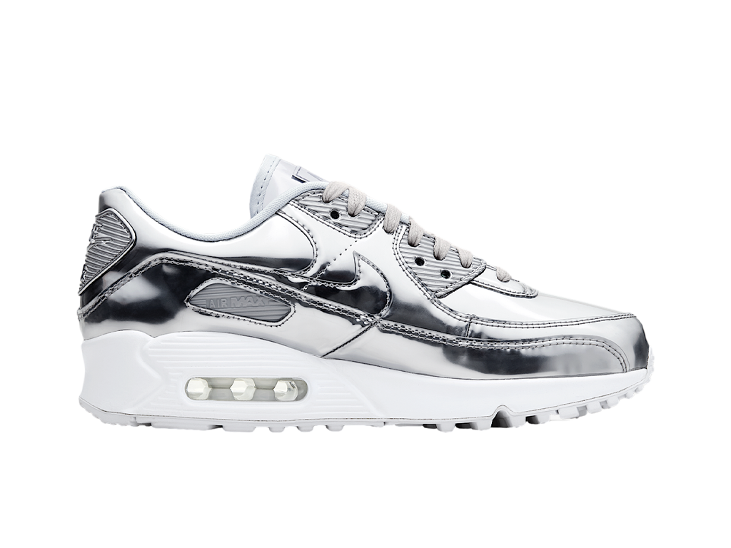 Nike Wmns Air Max 90 Metallic Pack - Chrome – sneakers – foto 3 af 5