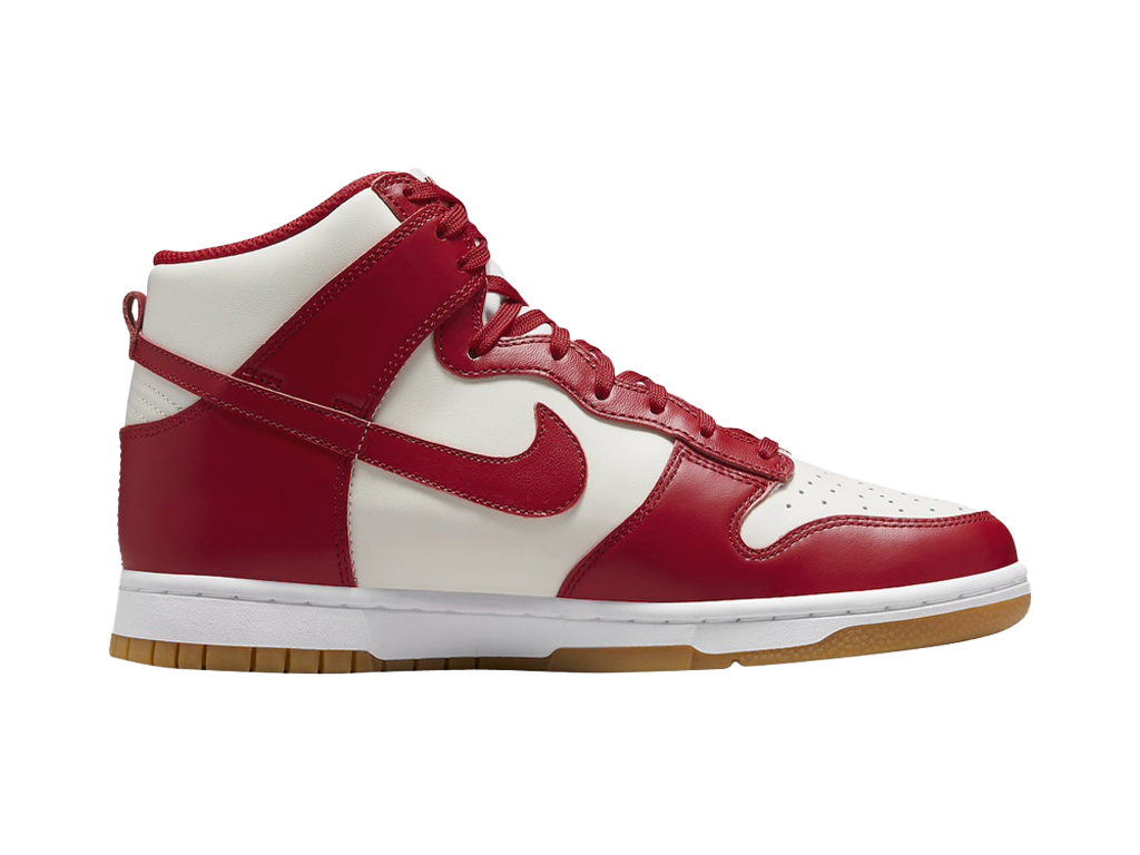 Nike Wmns Dunk High Gym Red Sail Gum – tenisky – fotka 3 z 5