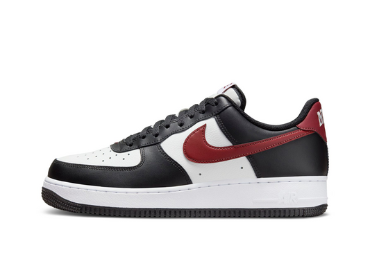 Nike Air Force 1 07 Black Dark Team Red