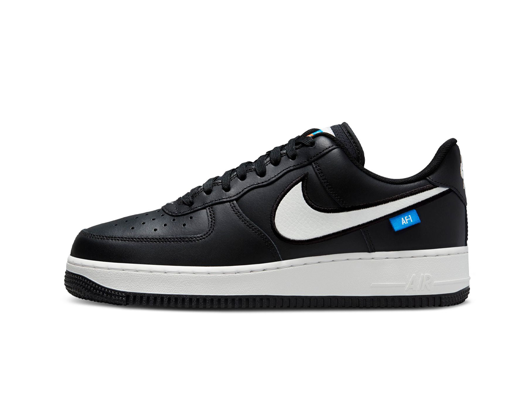 Nike Air Force 1 07 Blue Label - Black White