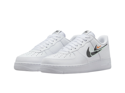 Nike Air Force 1 07 Multi Swoosh - White Black