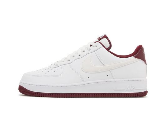 Nike Air Force 1 07 White Dark Beetroot