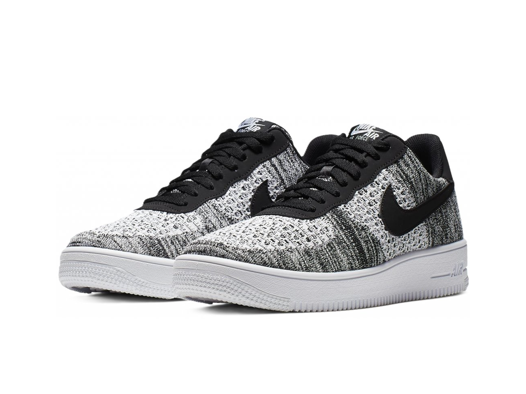 Nike Air Force 1 Flyknit 2 Black Pure Platinum